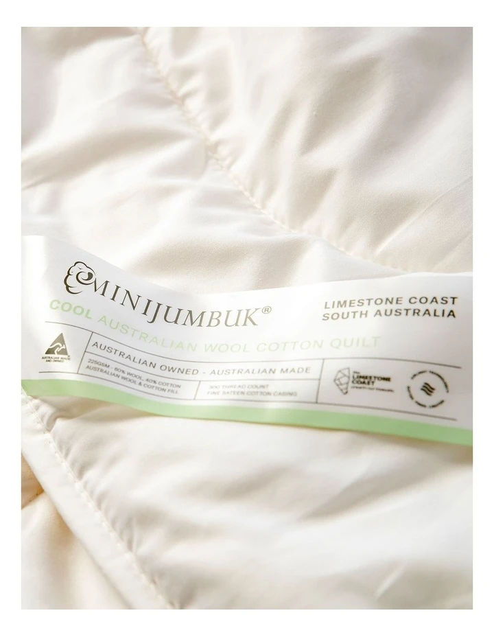 Budget 🔔 MiniJumbuk Cool Australian Wool Cotton Quilt 🎁 4 Budget 🔔 MiniJumbuk Cool Australian Wool Cotton Quilt 🎁 - Image 4