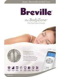 New ๐งจ Breville BodyZone Quilted Fitted Electric Heated Blanket ๐
