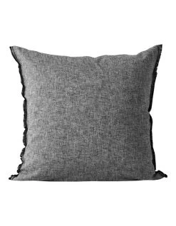 Deals ⌛ Aura Home Chambray Fringe Bedlinen Collection in Smoke 🥰 -Bedroom Sales Store 441909370 6 1 720x928