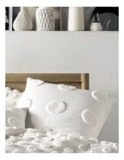 Discount 👍 Linen House Haze Quilt Cover Set White 🧨 -Bedroom Sales Store 581514850 3 1 720x928