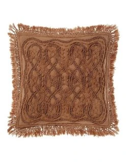 Deals 😉 Linen House Somers European Pillow Case Pecan 🎉