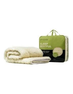 Wholesale ✔️ MiniJumbuk Sleep Restful Wool Mattress Topper White ✨ -Bedroom Sales Store 588623050 5 720x928