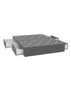 Best deal ✔️ SleepMaker Velvet Base with Four Drawers & Bracket Sterling 🥰
