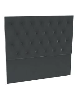 New 🎁 SleepMaker Lead Velvet Tufted Bedhead 150cm High 🛒