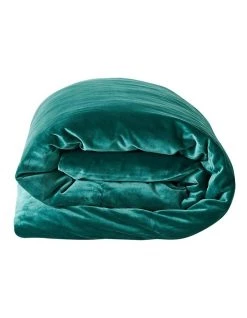 Brand new ⭐ Aura Home Luxury Velvet Bedlinen Collection in Forest Night 🎁 -Bedroom Sales Store 650184760 804565360 3 720x928