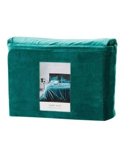 Brand new ⭐ Aura Home Luxury Velvet Bedlinen Collection in Forest Night 🎁 -Bedroom Sales Store 650184760 804565360 4 720x928