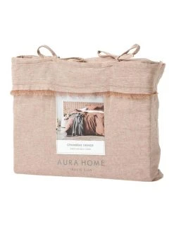 Brand new π Aura Home Chambray Fringe Bedlinen Collection Hazelnut π 7 Brand new π Aura Home Chambray Fringe Bedlinen Collection Hazelnut π -Bedroom Sales Store 650185390 900779500 3 720x928