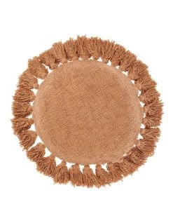 Flash Sale ✔️ Linen House Florida Cushion in Brandy Brown 🔔