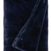 Top 10 ⭐ Heritage Amelie Faux Fur Throw Dark Blue 😍