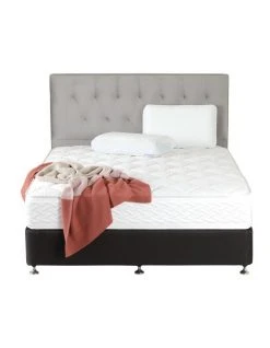 Hot Sale 🎁 SleepMaker Cocoon Silver Oxley Medium 5 Mattress White 🌟