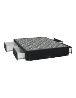 Hot Sale 👏 SleepMaker Velvet Black 4 Drawer Split Base ⌛