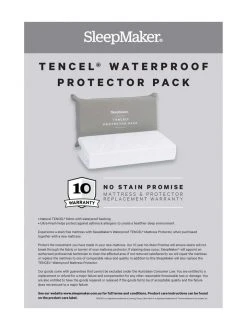 Best Sale ❤️ SleepMaker Sleep Collections Tencel Waterproof Mattress Protector 💯 -Bedroom Sales Store 694843750 4 1 720x928