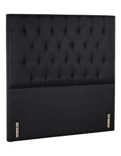 Cheapest 🔔 SleepMaker Opus Tufted Fabric Bedhead 120cm Raven ⭐