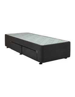 Promo ⭐ Sealy Space Saver Left Hand 2 Drawer Base Black 🥰