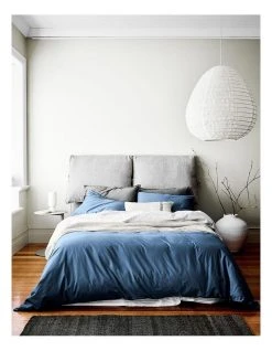 Wholesale ⌛ Aura Home Halo Organic Cotton Bedlinen Collection in Bijou Blue ❤️