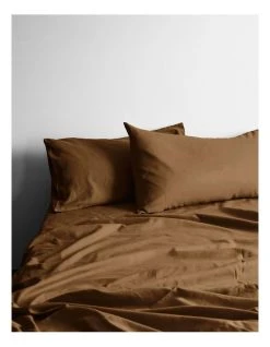Best Sale 🛒 Aura Home Halo Organic Cotton Sheet Set in Tobacco ✨ 7 Best Sale 🛒 Aura Home Halo Organic Cotton Sheet Set in Tobacco ✨ -Bedroom Sales Store 740788750 788944690 1 720x928