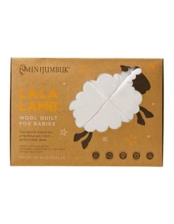 Deals ⭐ MiniJumbuk LA LA LAMB Cot Quilt ⭐