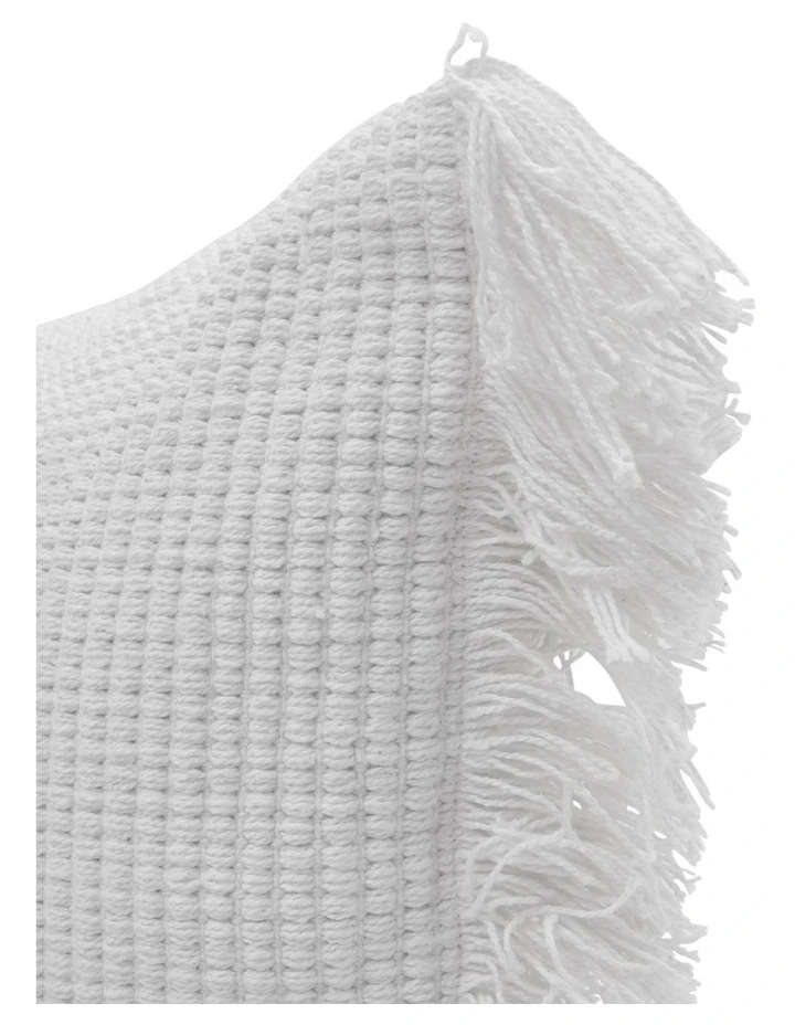 Cheapest ๐ Australian House & Garden Coachwood Ribbed Cotton With Fringe Cushion Off-White โ 2 Cheapest ๐ Australian House & Garden Coachwood Ribbed Cotton With Fringe Cushion Off-White โ - Image 2