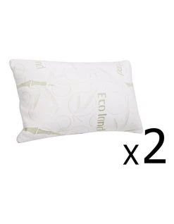 Brand new 😀 Giselle Bedding Set Of 2 Bamboo Pillow With Memory Foam ❤️
