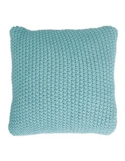 Best Sale 👏 Australian House & Garden Norwood Knitted Cushion Ocean Blue 🤩