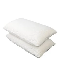 Best Pirce 💯 Giselle Bedding Set of 2 Visco Elastic Memory Foam Pillows 🔥