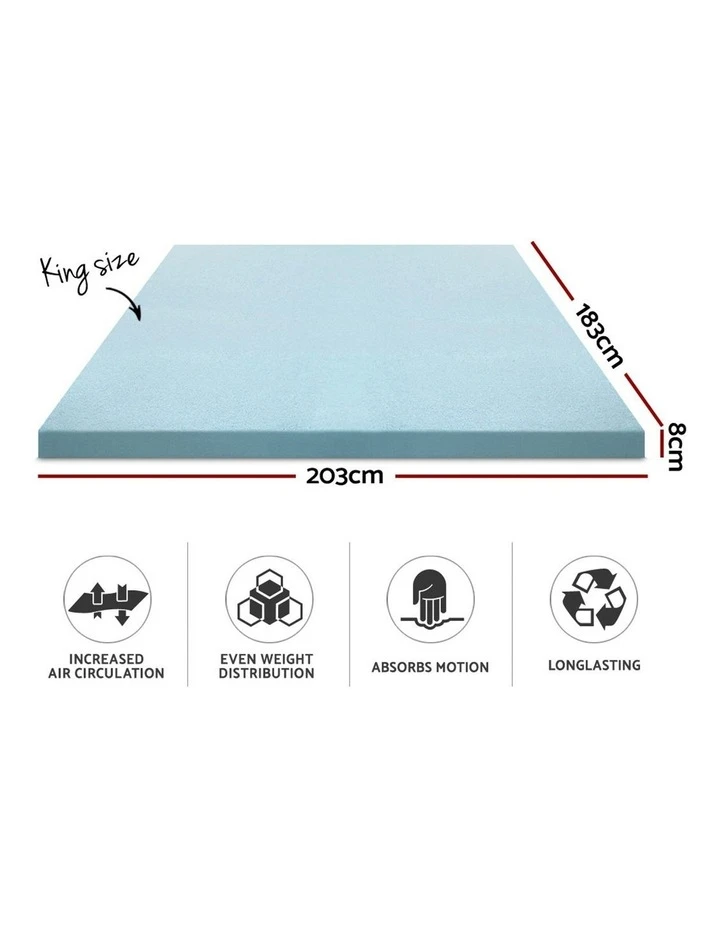 Promo 👏 Giselle Bedding COOL GEL Memory Foam Mattress Topper 🔥 2 Promo 👏 Giselle Bedding COOL GEL Memory Foam Mattress Topper 🔥 - Image 2