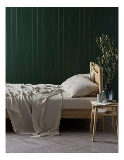 Deals 👏 Linen House Nimes Linen Sheet Set Natural 🔔