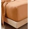 Promo 🎁 Linen House Nimes Fitted Sheet Terracotta ❤️