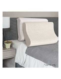 Hot Sale ❤️ Giselle Bedding Set of 2 Natural Latex Pillow 👍 -Bedroom Sales Store 757641430 4 720x928