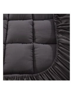 Best Pirce 🎉 Giselle Bedding Bamboo Charcoal Pillowtop Mattress Topper Protector Cover Double 😀 -Bedroom Sales Store 758115010 4 720x928