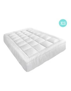 Best Sale 🛒 Giselle Bedding King Single Size Memory Resistant Mattress Topper ⭐