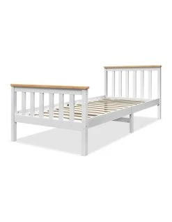 Buy ⭐ Artiss Single Wooden Bed Frame PONY Timber Mattress Base Bedroom Furniture Kids ⭐