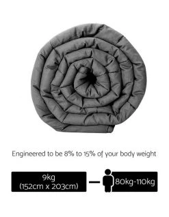 Coupon ❤️ Giselle Bedding 9KG Cotton Weighted Gravity Heavy Blanket Deep Sleeping Adult ⌛ -Bedroom Sales Store 758133190 2 720x928