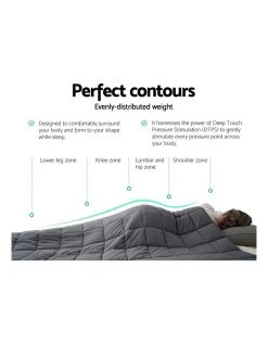 Coupon ❤️ Giselle Bedding 9KG Cotton Weighted Gravity Heavy Blanket Deep Sleeping Adult ⌛ -Bedroom Sales Store 758133190 5 720x928