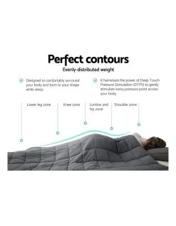 Best reviews of ⌛ Giselle Bedding 7KG Weighted Gravity Blanket Minky Deep Relax Calming Adult ✔️ -Bedroom Sales Store 758133820 5 720x928