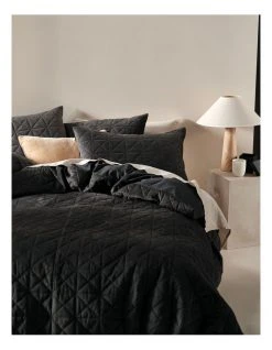 Best Pirce 🔥 Linen House Heath Quilt Cover Set Black ❤️ -Bedroom Sales Store 773531920 841913650 3 720x928