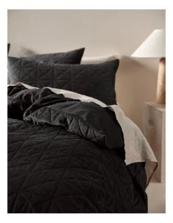 Best Pirce 🔥 Linen House Heath Quilt Cover Set Black ❤️ -Bedroom Sales Store 773531920 841913650 5 720x928
