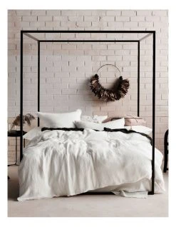 Cheapest ✨ Linen House Elysian Quilt Cover Set in White 🌟