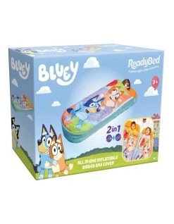 Best deal ❤️ Bluey and Bingo Kids All One inflatable AIrbed and Cover Multicolour 🎁
