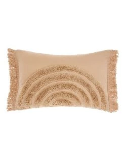Cheap ⭐ Linen House Daybreak Rectangle Cushion Apricot ⭐