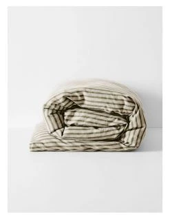 Best Sale ⭐ Aura Home Heirloom Stripe Bedlinen Collection in Khaki 💯 -Bedroom Sales Store 778225420 798912280 3 720x928