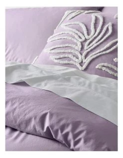 Best Pirce ❤️ Vue 250TC Organic Stonewashed Cotton Quilt Cover Set Dusk ⭐ -Bedroom Sales Store 778657690 836246800 3 720x928