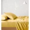 Best reviews of 🔥 Vue 250TC Organic Stonewashed Cotton Sheet Set Mimosa 😉