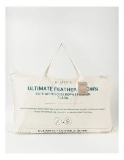 Hot Sale ⌛ Heritage Ultimate 85/15 White Goose Down & Feather Pillow ❤️ -Bedroom Sales Store 779795560 1 1 720x928