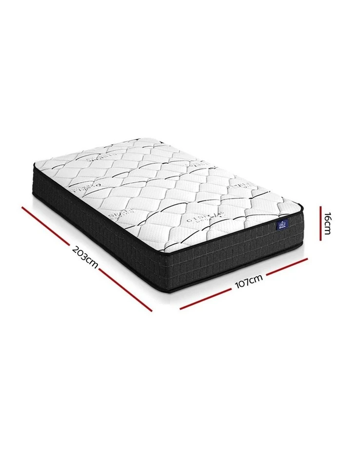 Brand new 💯 Giselle Bedding King Single Size Mattress Bed Medium Firm Foam Bonnell Spring 16cm 🤩 2 Brand new 💯 Giselle Bedding King Single Size Mattress Bed Medium Firm Foam Bonnell Spring 16cm 🤩 - Image 2