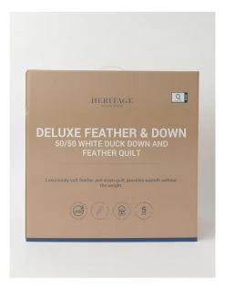 Cheapest ⌛ Heritage 50/50 Duck Down & Feather Quilt White 👍