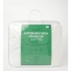 Best deal ✨ Heritage Cotton Tencel Lyocell Fibre Mattress Protector White ⌛