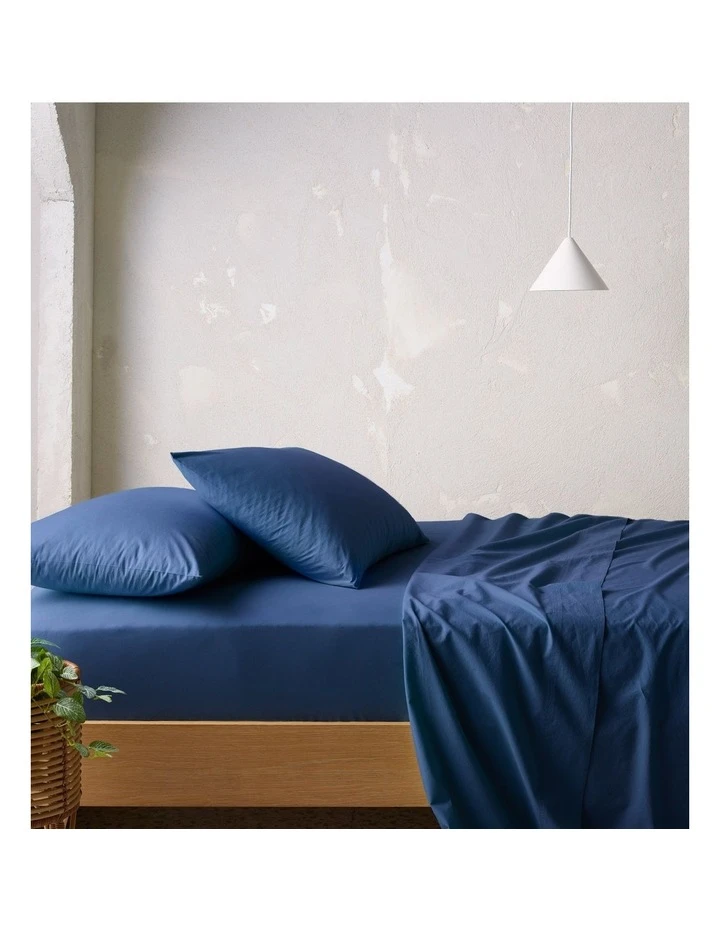 Promo ⭐ Vue 300TC Superfine Sheeting Navy ✨ 1 Promo ⭐ Vue 300TC Superfine Sheeting Navy ✨