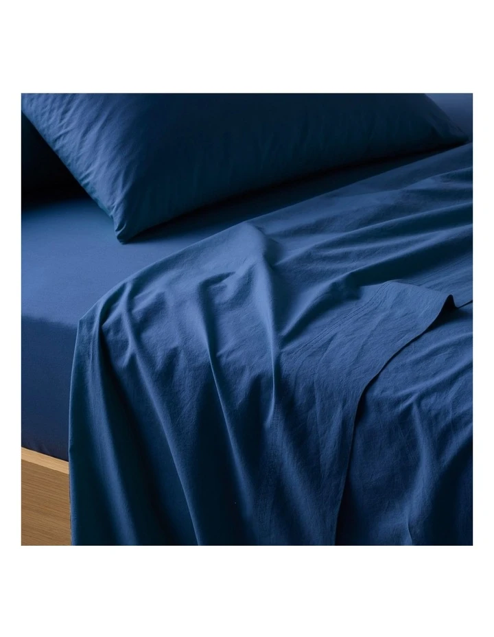 Promo ⭐ Vue 300TC Superfine Sheeting Navy ✨ 2 Promo ⭐ Vue 300TC Superfine Sheeting Navy ✨ - Image 2