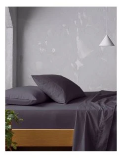 New ❤️ Vue 300TC Superfine Sheet Set with 50cm depth Charcoal ❤️
